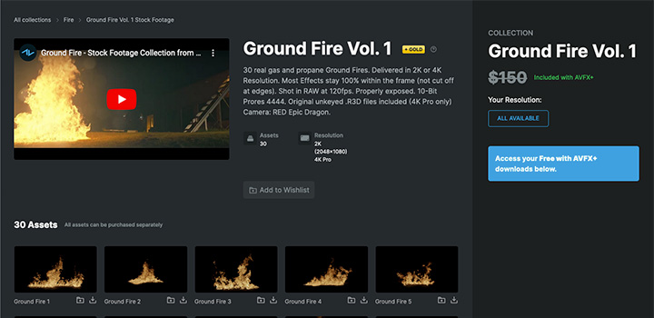 ActionVFX ダウンロード方法:Step 4