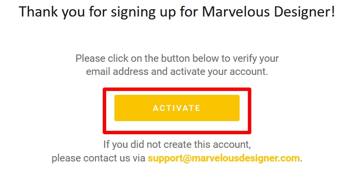 CLO/Marvelous Designer アカウント(Company ID)作成方法:Step 4