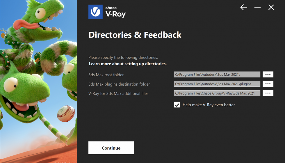 V-Ray for 3ds Max インストール方法：Step 3