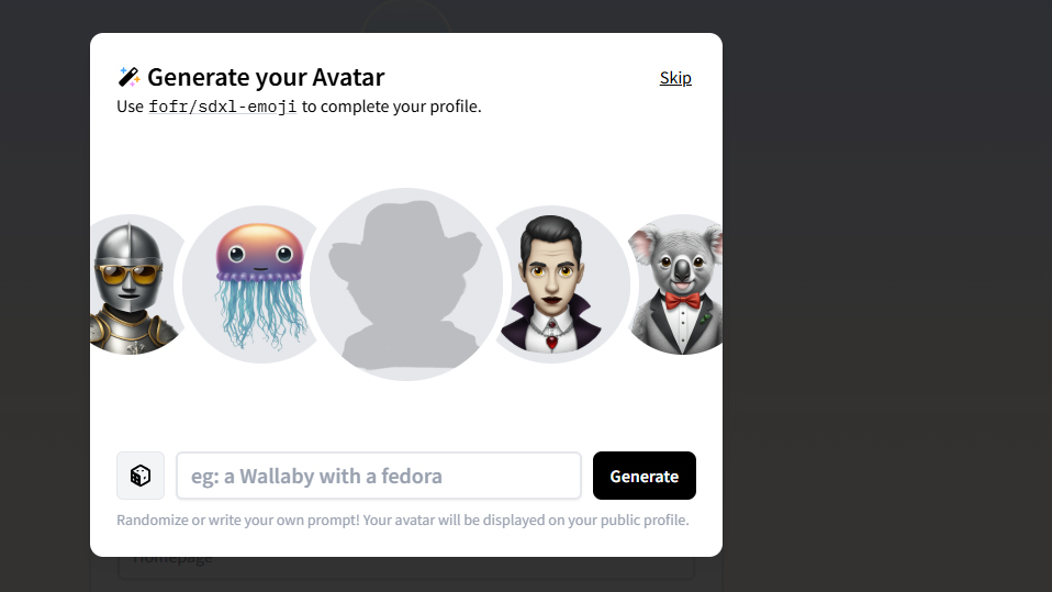 Hugging Face アカウント作成：Step 5
