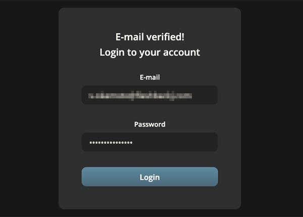 Dehancer Pro アカウント作成方法:Step 4