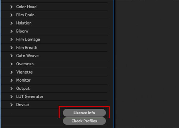 Dehancer Pro ライセンス認証方法：Step 2