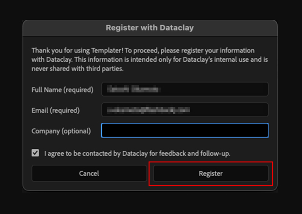 Templater デモ版利用方法：Step 2