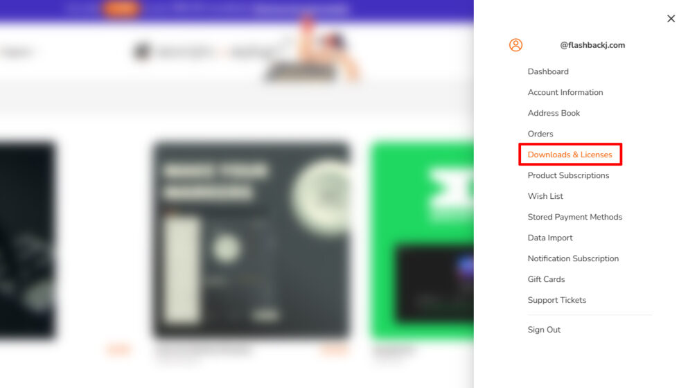 aescripts社製品 アカウントからのライセンス認証解除方法:Step 2