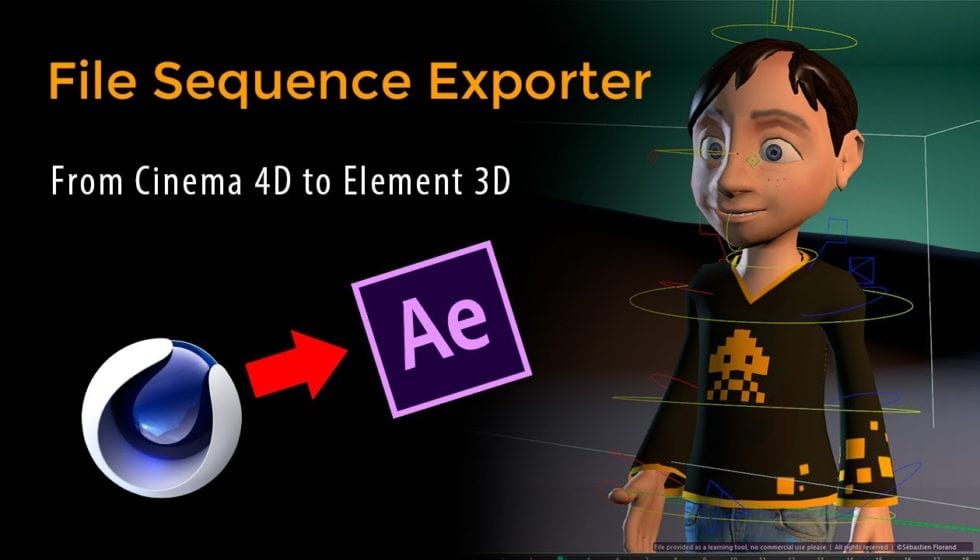 File Sequence Exporter for Cinema 4D発売