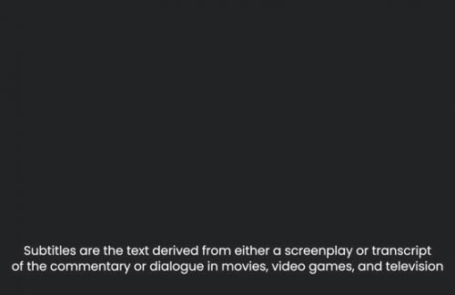 Subtitle