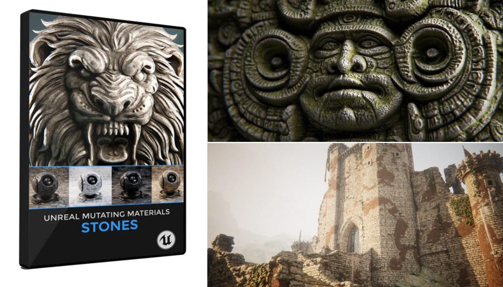 Unreal Mutating Materials: Stones 発売