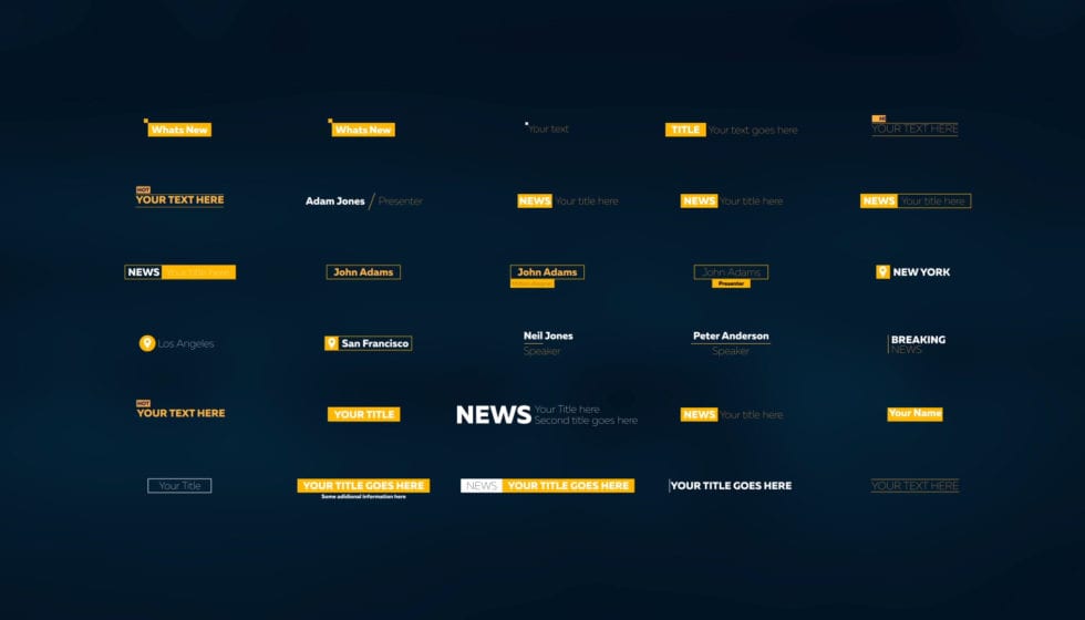 Sweet Lower Thirds Vol.2 発売