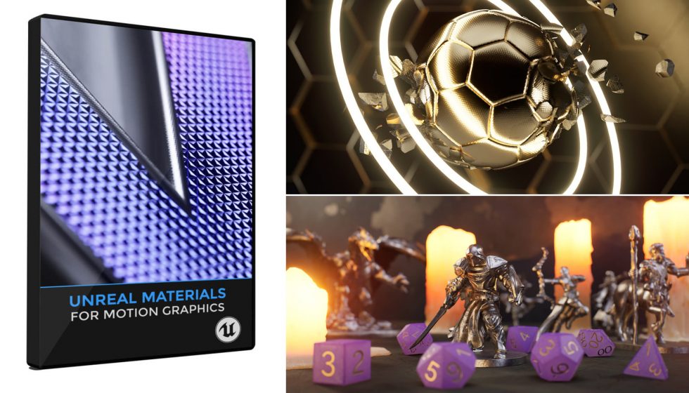 Unreal Materials for Motion Graphics 発売