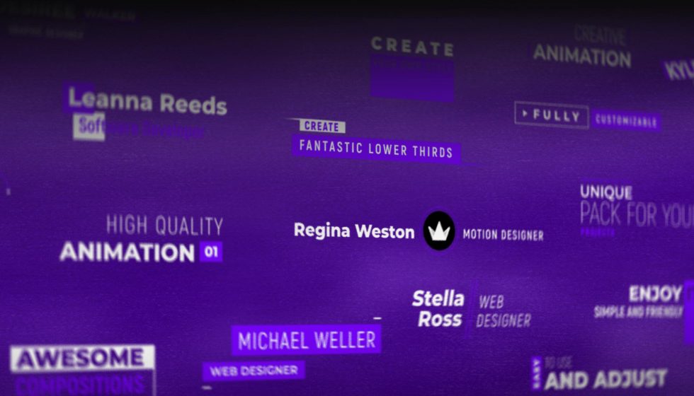 PremiumVFX Clean Lower Thirds 発売
