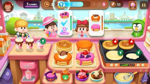LINEキャラクターと一緒に最高のシェフを目指そう!