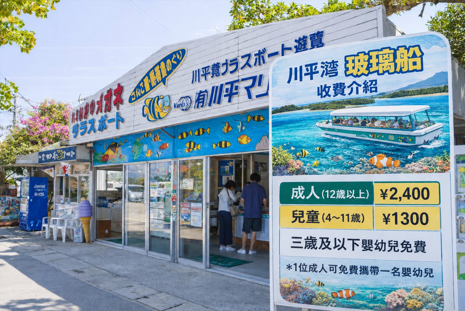 Okinawa Ishigaki Island Tickets - Kabira Bay Glass Boat Tickets|Japanese guide only