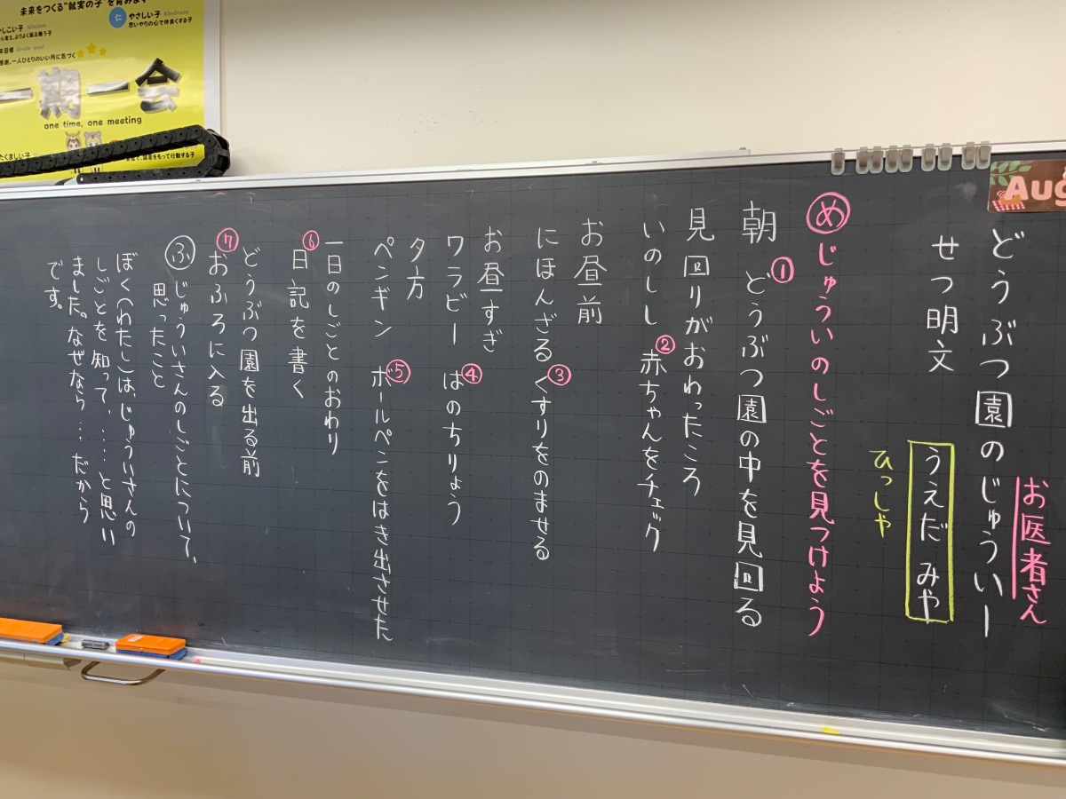 どうぶつ園のじゅうい授業実践その1 どうぶつ園のじゅうい授業実践その1
