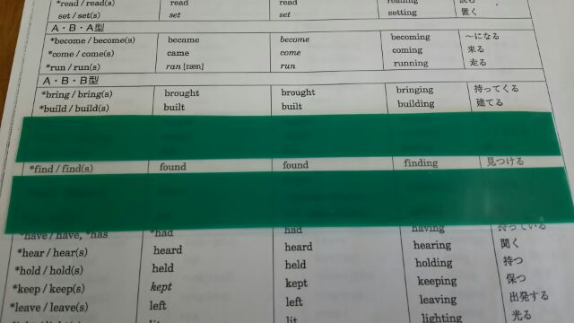 読みやすさup 手作りリーディングスリット