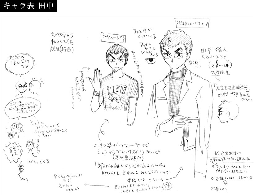 たなと先生-キャラ表 たなと先生-キャラ表