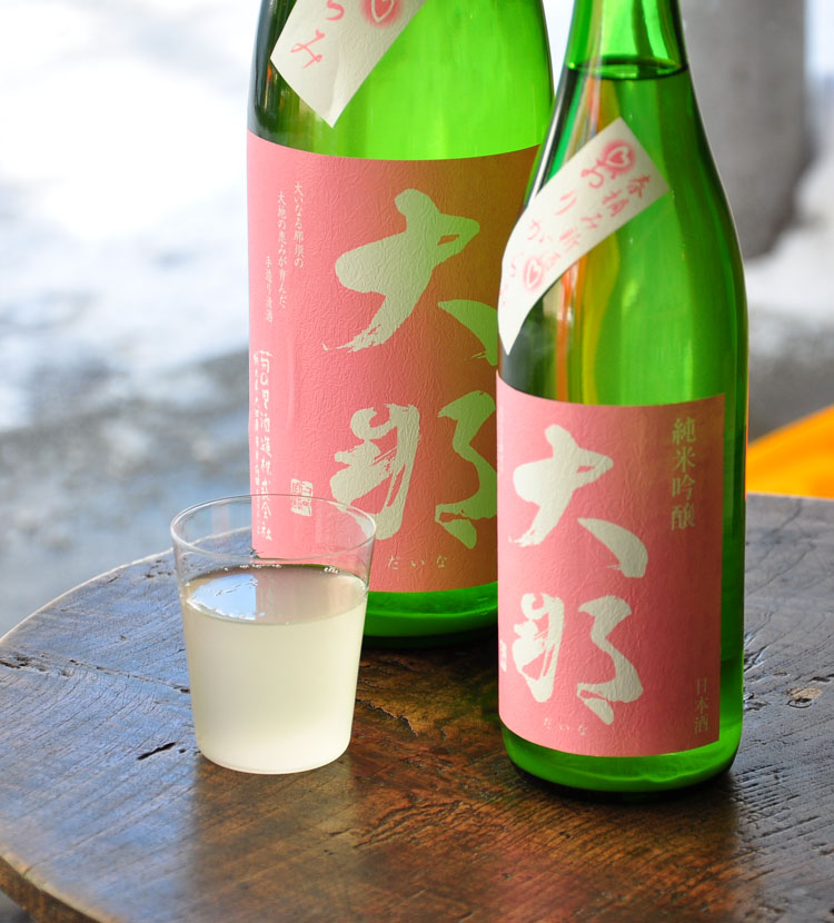 大那 純米吟醸 春摘み新酒 おりがらみ 29BY