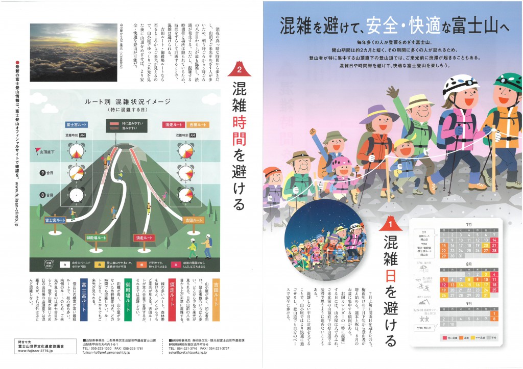 混雑を避けて安全快適な富士山へ2018