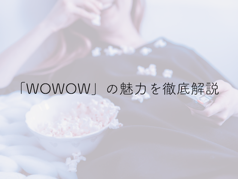 豊富なコンテンツが魅力な「WOWOW」サービスや価格帯、加入・解約の方法を徹底解説