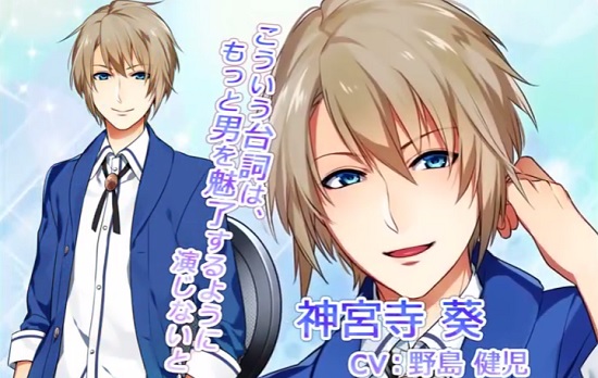 神宮寺葵 じんぐうじ あおい ボイスミーツガール 幸運のシンデレラ 乙女ゲーム 恋愛ゲーム ゲームドライブ ゲードラ