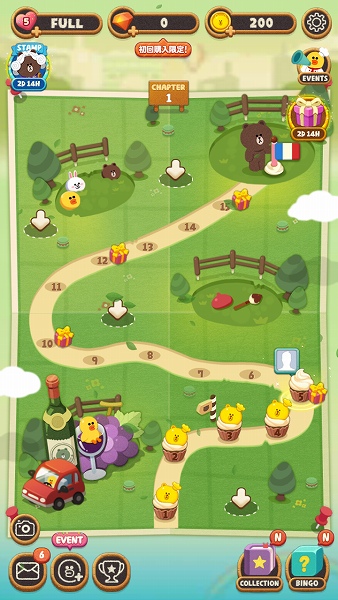 Line Popショコラ キュートでポップなパズルゲーム ゲームドライブ ゲードラ