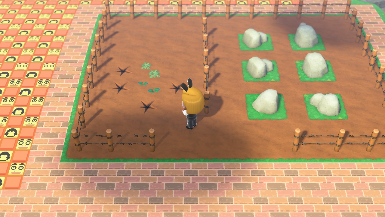 ACNH Rock Garden Guide How to Move Rocks Animal Crossing GameWith