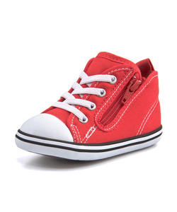 ＜G-FOOT＞ キッズ converse コンバース BABY ALL STAR N HUGEPATCH Z ベビースニーカー(ベビーオールスターNヒュージパッチZ) 7CL384 レッド ファースト/ベビー