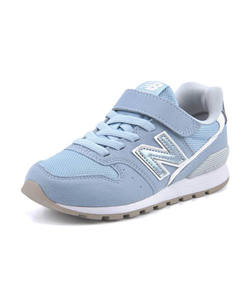 ＜G-FOOT＞ new balance ニューバランス YV996 キッズスニーカー【スリム幅】 391996 PLU ペールブルー ガールズ