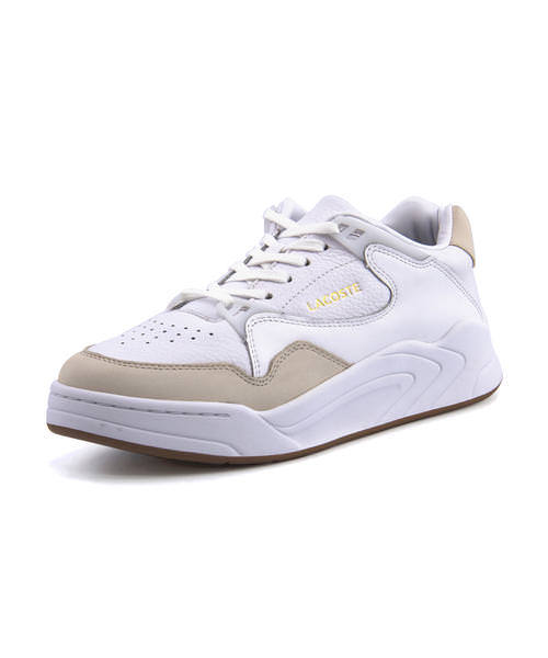 ＜G-FOOT＞ LACOSTE ラコステ COURT SLAM 319 1 メンズスニーカー(コートスラム3191) SMA0047 Y37 ホワイト ローカット