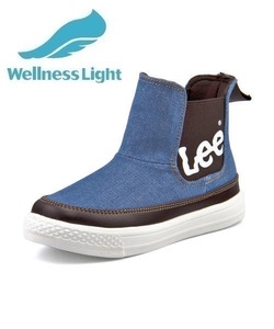 ＜G-FOOT＞ Lee リー ADAK LIGHT キッズブーツスニーカー【軽量】(アダックライト) 000819 ライトブルー ボーイズ