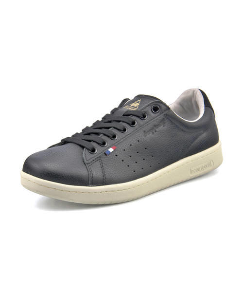le coq sportif ルコックスポルティフ LA ROLAND LE+ 2 メンズスニーカー(LAローランレザーLE+2) QL1NJC06BB F ブラック ローカット