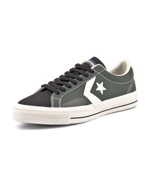 コンバース メンズスニーカー (プロライドSKCVOX) converse ブラック/ 1CL545 グリーン/ PRORIDE SK CV OX レッド