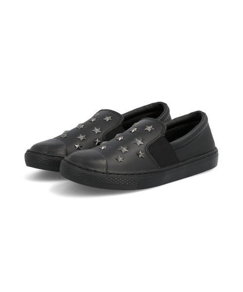 converse コンバース ALL STAR COUPE STARSSLIP-ON レディーススニーカー(オールスタークップスターズスリップオン) 31301750 ブラック ローカット