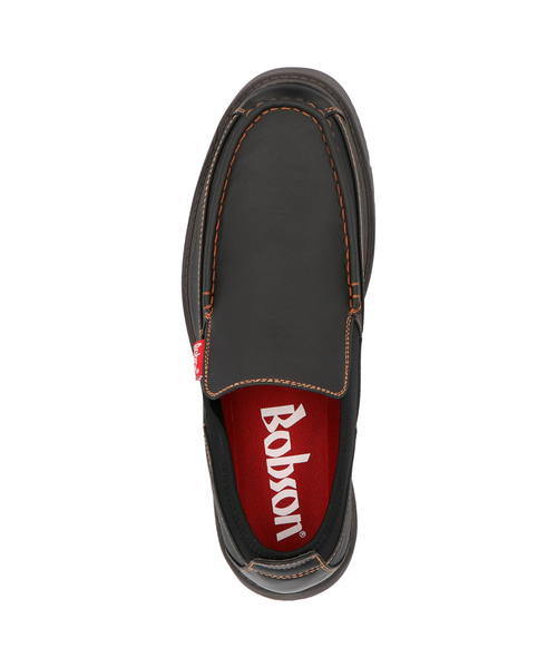 Bobson メンズ 通販 Bobson ボブソン メンズ カジュアルスリッポン 軽量 S ブラック 285 ジーフットシューズマルシェ アスビー 公式