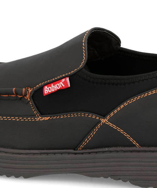 Bobson メンズ 通販 Bobson ボブソン メンズ カジュアルスリッポン 軽量 S ブラック 285 ジーフットシューズマルシェ アスビー 公式