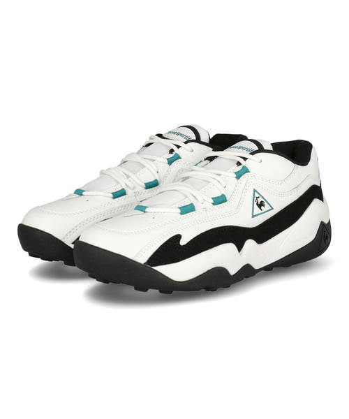 le coq sportif ルコックスポルティフ LCS TR 2 メンズスニーカー QL2PJC25WE ホワイト/エメラルド ローカット
