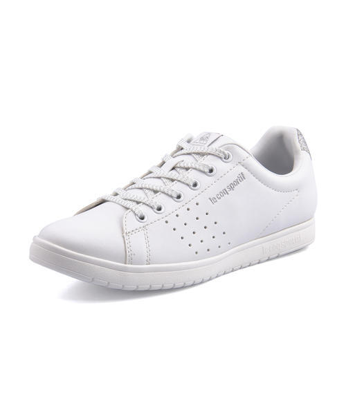 ルコックスポルティフ Le Coq Sportif レディース 通販 Le Coq Sportif ルコックスポルティフ La Alma レディーススニーカー 超軽量 Laアルマ Ql3ojc65wg ホワイト グレー ジーフットシューズマルシェ アスビー 公式
