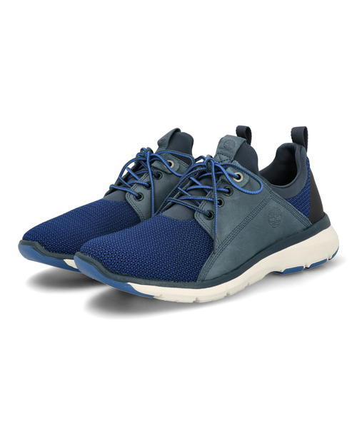 Timberland ティンバーランド ALTIMETER FABRIC AND LEATHER OXFORD メンズシューズ(アルティメーターファブリック&レザーオックスフォード) A1OD4 ブルー スニーカー ローカット