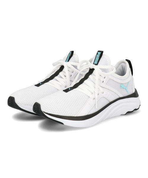 プーマ Puma レディース 通販 Puma プーマ Softride Sophia Wns レディーススニーカー 軽量 ソフトライドソフィアウィメンズ 03 プーマホワイト エンジェルブルー ブラック As L 1532 3 ジーフットシューズマルシェ アスビー 公式
