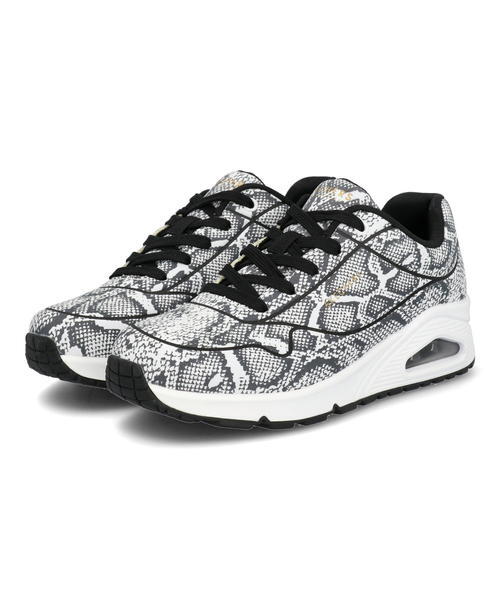 スケッチャーズ Skechers レディース 通販 Skechers スケッチャーズ Uno Viper Queen レディーススニーカー ウノバイパークイーン Wbk ホワイト ブラック 1594 1595 ジーフットシューズマルシェ アスビー 公式