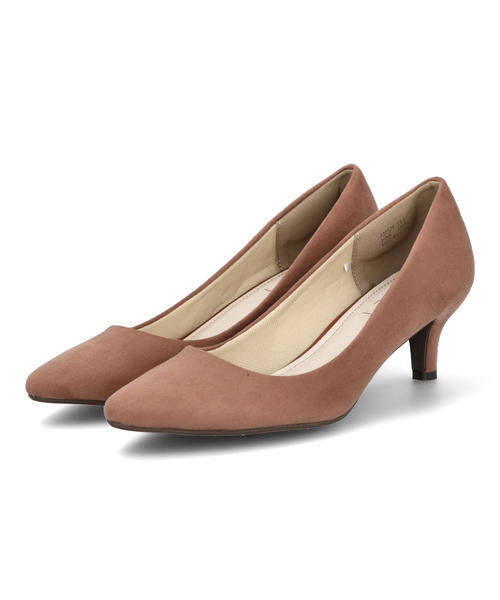LSMR レスモア レディース ポインテッドパンプス 420509 ピンク ミドルヒール(4cm-)