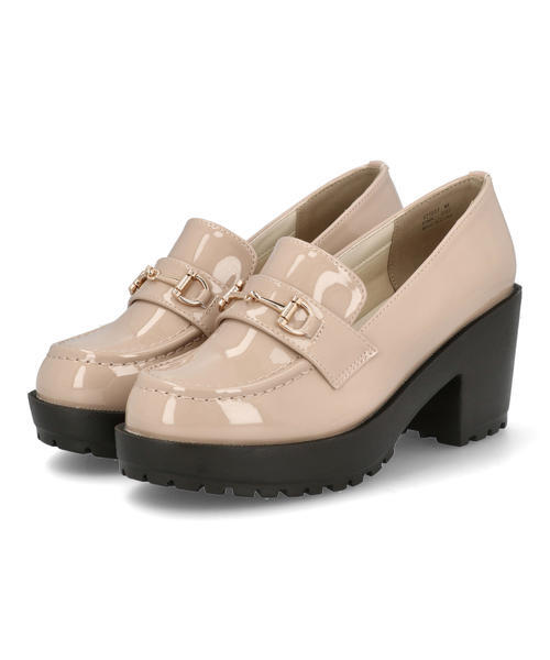 LSMR レスモア レディース ビットタンクヒールシューズ 421007 ピンク パンプス ハイヒール(7cm-)