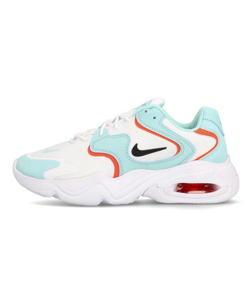 ナイキ Nike レディース 通販 Nike ナイキ Wmns Air Max 2x レディーススニーカー ウィメンズエアマックス2x Ck2947 105 ホワイト ブラック ライトデュウ ターフオレンジ As L 1629 2 ジーフットシューズマルシェ アスビー 公式