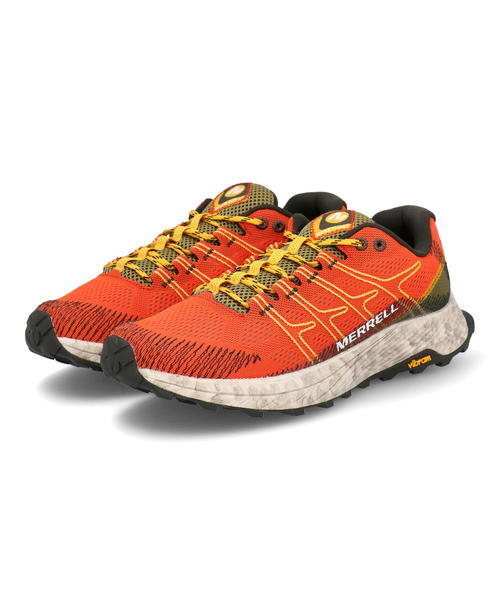 MERRELL メレル MOAB FLIGHT メンズスニーカー【軽量】(モアブフライト) J066741 タンジェリン ローカット