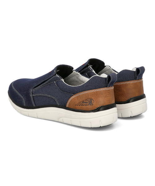 Indian メンズ 通販 Indian インディアン メンズ スリッポンスニーカー 超軽量 Ind 9111 ネイビー ジーフットシューズマルシェ アスビー 公式