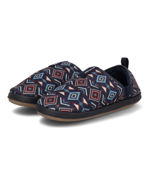 レディース Columbia コロンビア NESTENT MOC 2【収納バッグ付き】2WAYモックシューズ ルームシューズ(ネステントモック2) YU7590 464 カレッジエイトネイビー カジュアル ローファー/スリッポン