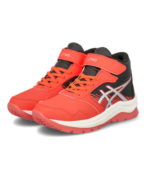 Asics Lazerbeam キッズ 通販 Asics Lazerbeam アシックスレーザービーム We Mg キッズミッドカットスニーカー ウィンターシューズ スノトレ 1154a110 600 サンライズレッド シルバー ジーフットシューズマルシェ アスビー 公式