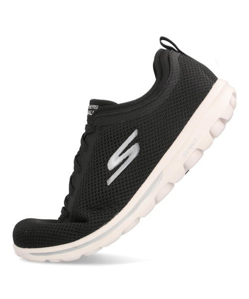 Amazon | [スケッチャーズ] スニーカー GO WALK TRAVEL BKW 27