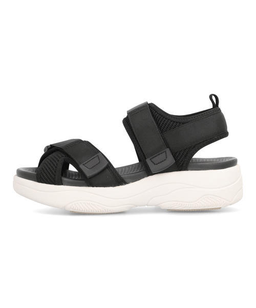 メッシュ素材 ブラック スポーツサンダル ヒールミー | heal me レディース 通販 HEAL ME ヒールミー