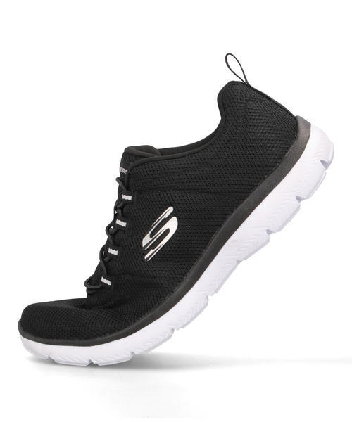 ジャービス スケッチャーズ 厚底 スニーカー レディース ブラック 黒 ホワイト