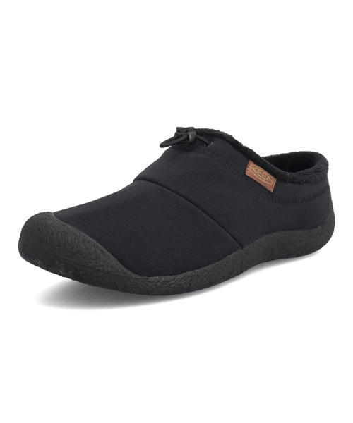 美品 KEEN ハウザー3 スライド 26.5 ブラック スリッポン
